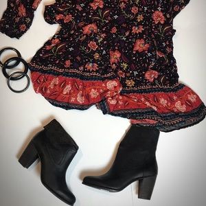 UGG Leather Laser Cut Ankle Booties Size 10 NWT